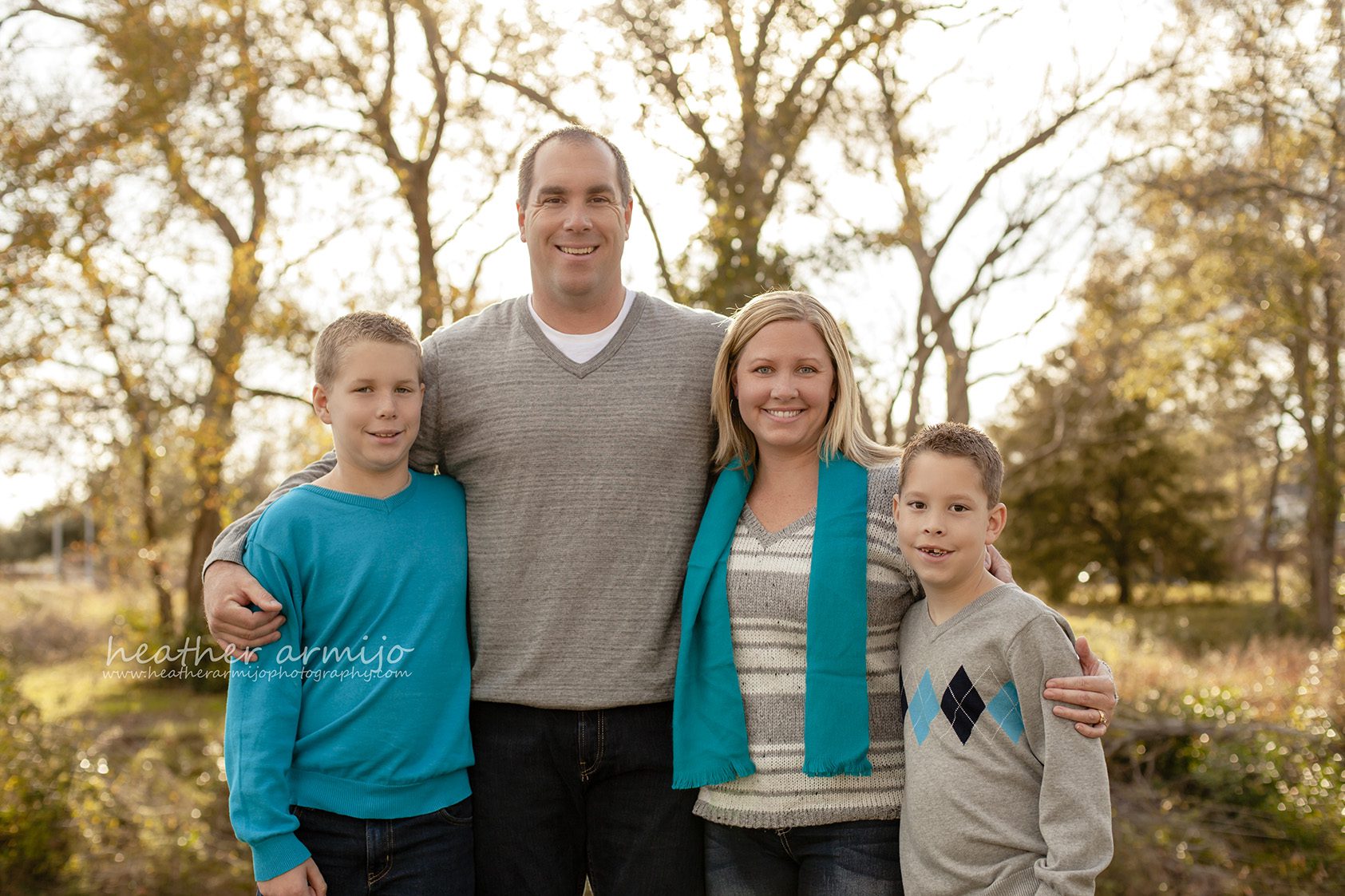 family at sunset in katy texas photographer