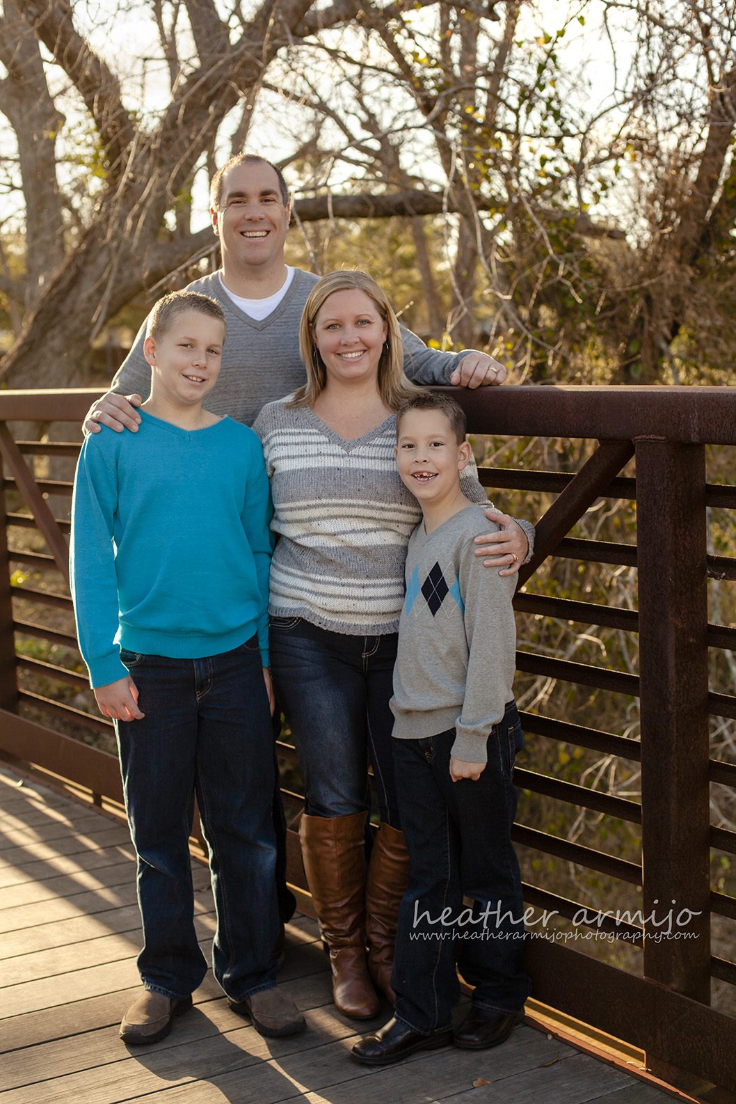 family at sunset in katy texas photographer