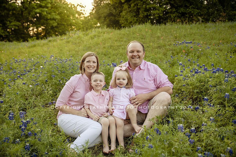 katy texas bluebonnet family photographer