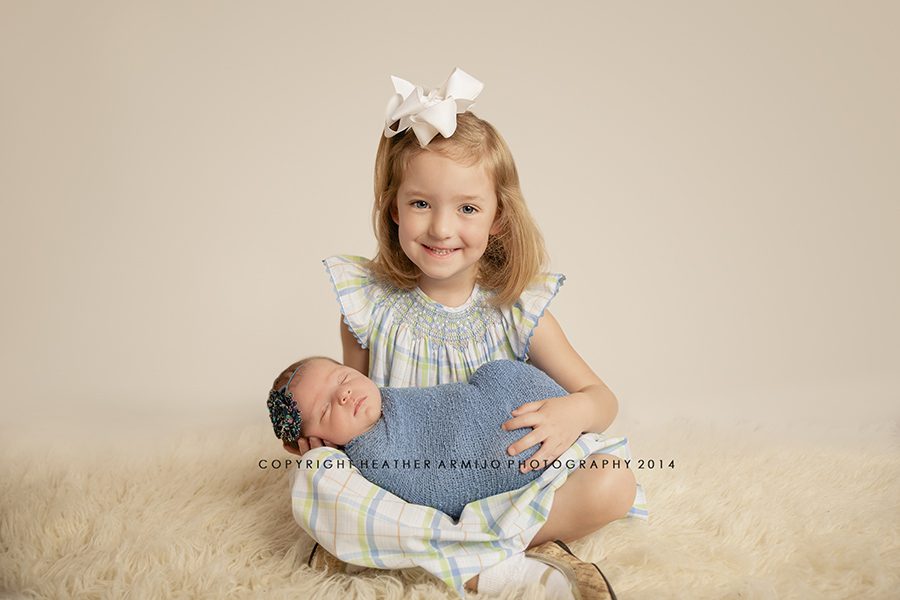 katy texas newborn and sibling
