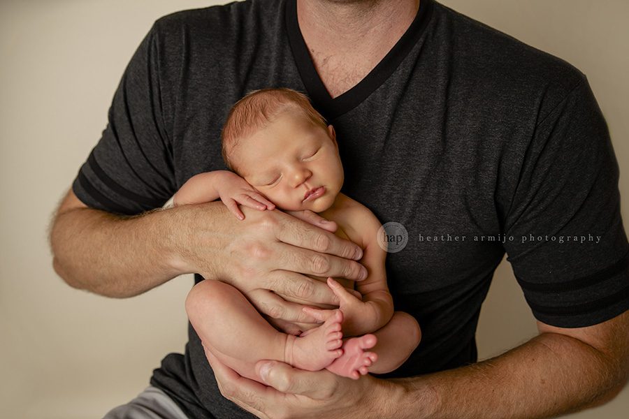 newborn pictures with dad