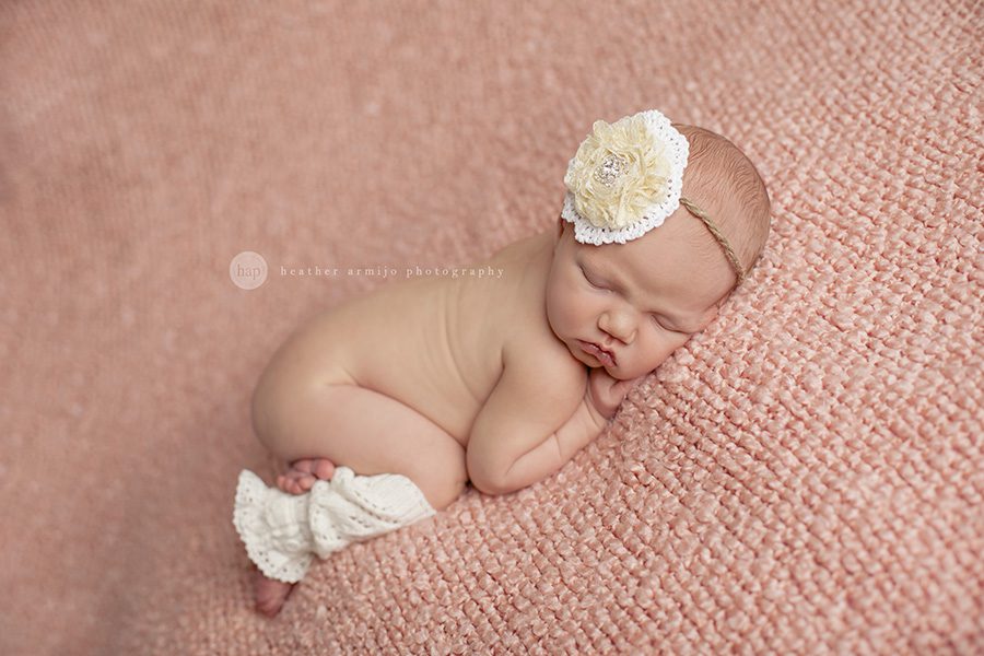 beautiful feminine newborn photograph katy texas