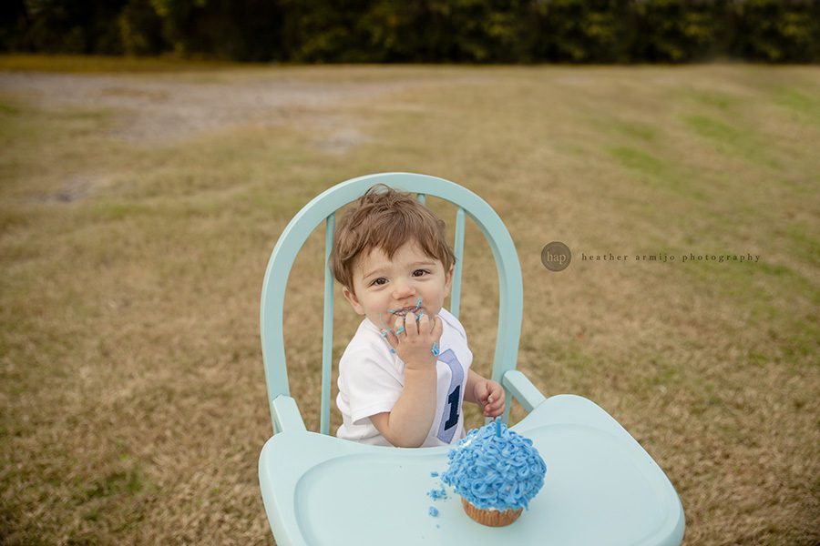 first birthday session katy texas