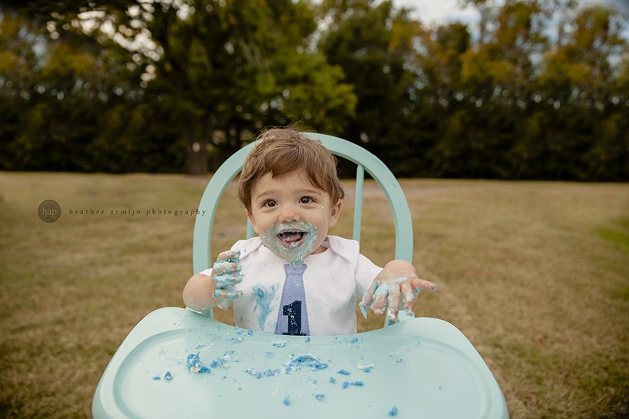 first birthday session katy texas