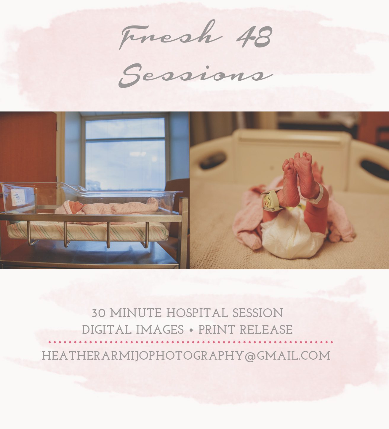 fresh 48 hospital baby sessions katy texas