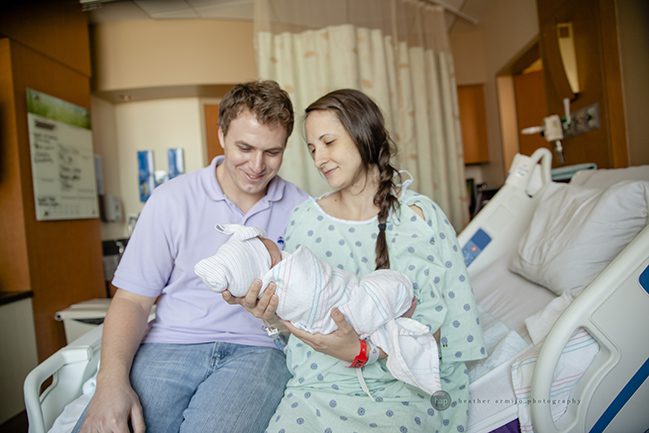 hospital newborn baby photographer katy texas
