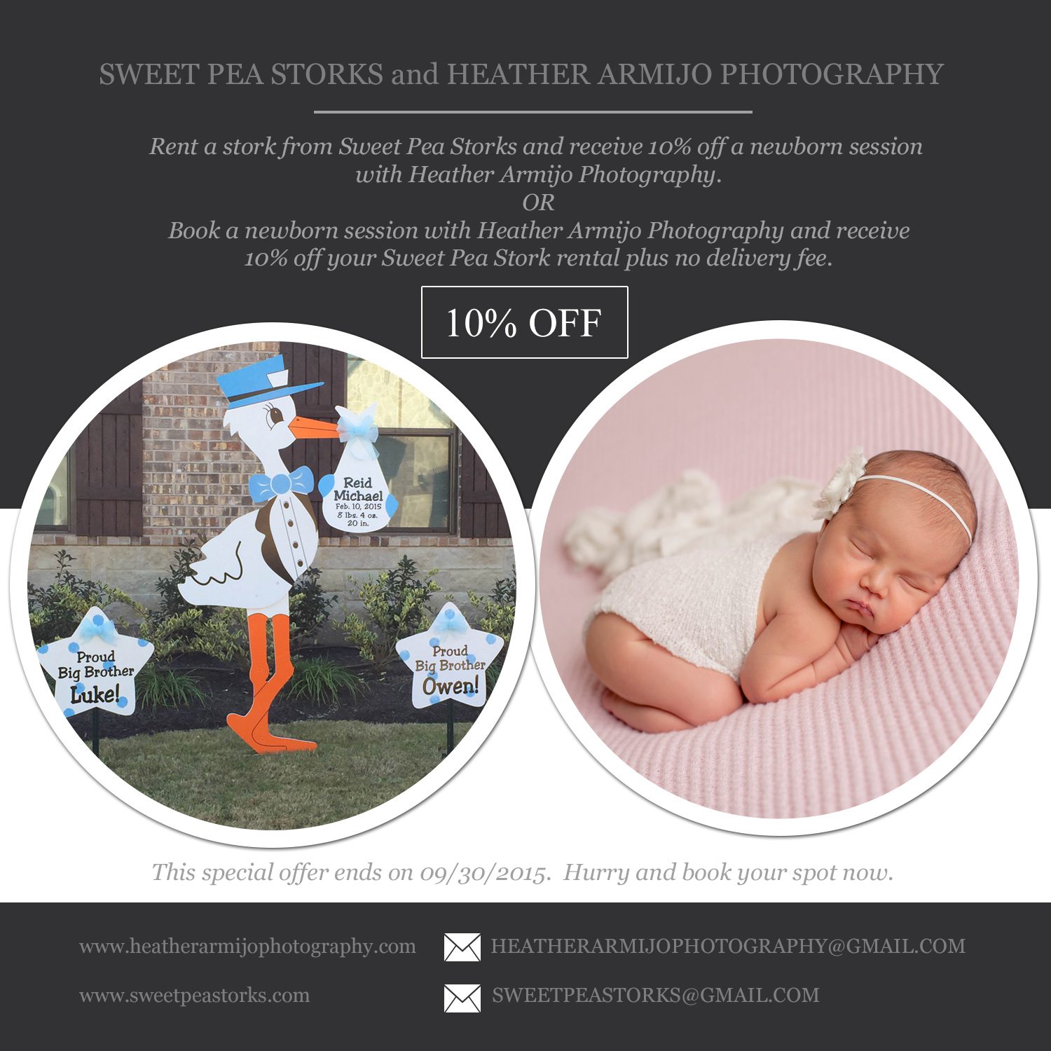 katy texas newborn photographer new baby stork rental baby gifts