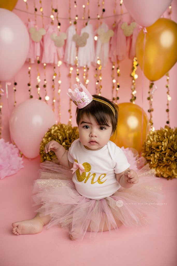 houston katy richmond baby newborn one year first birthday cake smash studio session