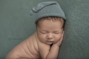 professionally posed and photographed newborn