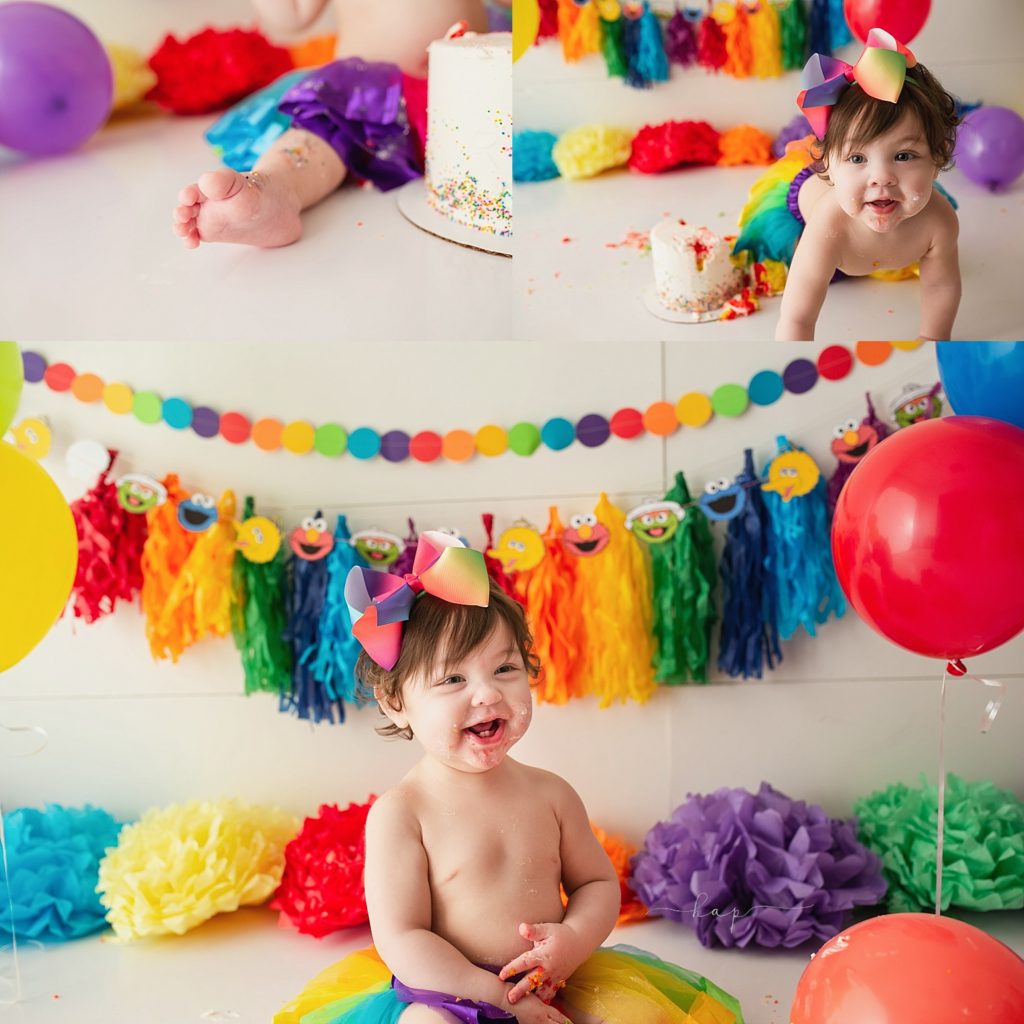 best houston katy texas newborn baby studio twins multiples posed first birthday cake smash photographer