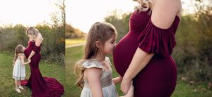 mom and daughter pregnancy photos