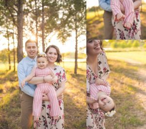 one year session outdoor sunset beautiful photos katy texas