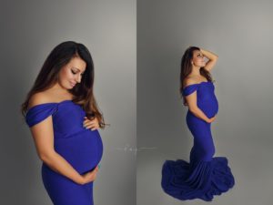 fine art studio maternity expecting photoshoot