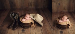 cowboy baby boy newborn photoshoot