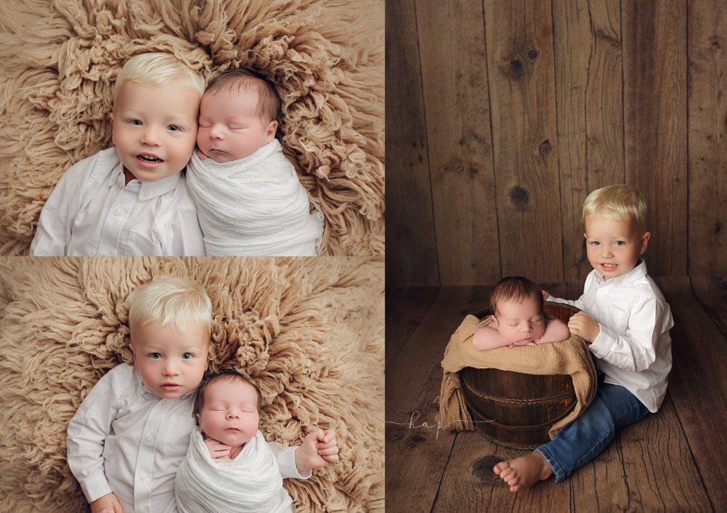 brothers photo session newborn katy texas